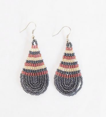 LUNGI TEARDROP EARRINGS- LARGE